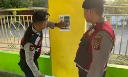Sat Samapta Polres Langkat Gelar Patroli Blue Light dan Sosialisasi Call Center 110