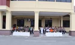 Sambut Idul Fitri 1447 H, Polres Tanjung Balai Gelar Pasukan Operasi Keselamatan Toba 2026
