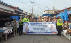 Sat Lantas Polres Tanjung.Balai Gelar Sosialisasi dan Himbauan Keselamatan Toba 2026