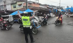 Sat Lantas Polres Tanjung Balai Atur Lalu Lintas Pagi Demi Keselamatan Warga