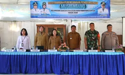 Mewakili Wali Kota Pematangsiantar, Staf Ahli Bid.Pemerintahan Membuka Musrenbang Kecamatan Siantar Sitalasari.