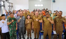 Wako P.siantar Diwakili Staf Ahli  Bid.Pemerintahan membuka Musrenbang Kecamatan Siantar Marimbun.