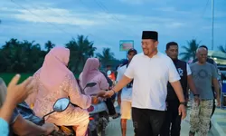 Dukung Ekonomi Kreatif Tingkat Desa, Bupati Batu Bara Kunjungi Sawah Viral Bahagia   