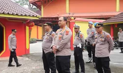 Kapolres Langkat pantau pengamanan Imlek di Vihara Avaloketisvara Stabat