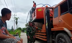 Sinergi Pemkab Batu Bara dan Kodam I/BB Bangun Jembatan Bailey di Sei Buah Keras   