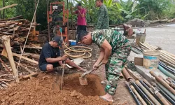 Wujud Cinta TNI Untuk Rakyat, Air Bersih Menjadi Harapan Baru Di Desa Kembang