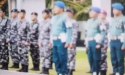 Danlanal TBA Pimpin Apel khusus HUT Pomal ke-80, Mobil Patwal Siap Operasional