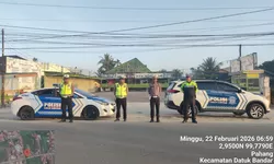 Polres Tanjung Balai Gelar Patroli Asmara subuh