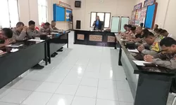 Tingkatkan Iman, Personel Polres Tanjung Balai Gelar Pembinaan Rohani Rutin