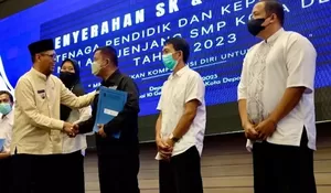 Akhirnya, 1.100 Guru Honorer Terima SK dari Pemkot Depok