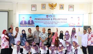 Pokja Kelurahan Sehat Kecamatan Tapos Dikukuhkan