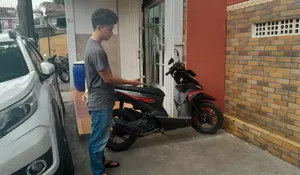 Begini Cara Curanmor Beraksi di Grogol Depok