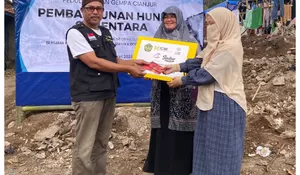 KPI UIKA Bogor Bangun Shelter Hunian Sementara Untuk Korban Bencana Gempa Cianjur