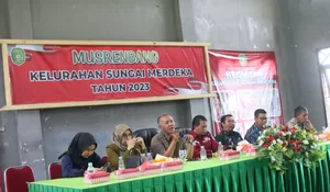 Hadiri Musrenbang Kelurahan Sungai Merdeka, DPRD Kaltim Serap Aspirasi Warga