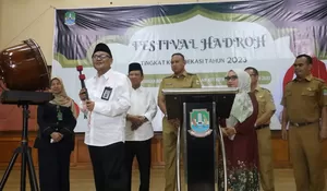 Plt Wali Kota Bekasi Tri Adhianto Buka Festival Hadrah Jelang HUT ke 26 Kota Bekasi