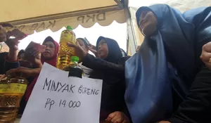 Pasar Murah di Bogor Diserbu Warga, Minyakita Ludes 840 Liter dalam Waktu Satu Jam