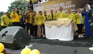 Peringati HUT ke-42, HWK Kota Bogor Santunani Anak Yatim hingga Senam Sehat