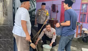 Antisipasi Tawuran, Polsek Cisarua Gencarkan Jumat Bersih