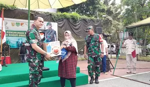 Kodim 0503/JB Laksanakan Bakti Sosial 