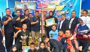 Satria Muda Indonesia Raih Juara Umum dan Juara Bergilir Pertandingan Abdi Silat