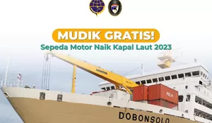 Masih Tersedia Ratusan Kuota, Simak Cara Daftar dan Syarat Mudik Gratis Sepeda Motor Naik Kapal Laut 2023