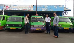 Nekat Ngaspal, Belasan Angkot Bodong di Kota Bogor Terjaring Patroli Dishub