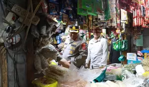 Antisipasi Penimbunan Bahan Pokok Jelang Lebaran, Kapolres Bogor Pelototi Stok Pangan di Pasar Citeureup