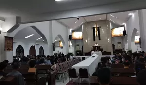 Melihat Jumat Agung di Gereja Tertua di Depok 