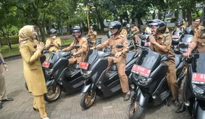 Perkuat Layanan, Bupati Purwakarta Anne Ratna Mustika Gulirkan Bantuan 183 Sepeda Motor buat Pemdes