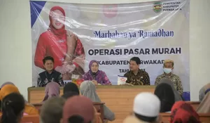 Bantu Masyarakat Purwakarta Dapat Akses Pangan Murah, Bupati Anne Ratna Mustika Gelar Operasi Pasar