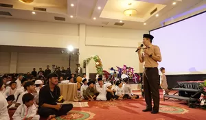Wakil Wali Kota Bogor Dedie Rachim Bagikan Kunci Sukses kepada 1.000 Anak Yatim