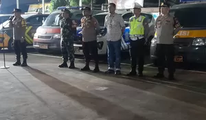 Koramil Cimanggis Adakan Patroli Skala Besar di Wilayahnya