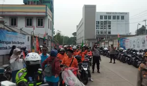 500 Buruh Depok Bawa Tiga Tuntutan, Salah Satunya Soal Capres 