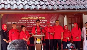 PDI Perjuangan Kota Bogor Daftarkan 50 Bacaleg ke KPU, Targetkan 12 Kursi DPRD Kota Bogor