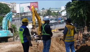 Dampak Revitalisasi Jembatan Otista, Perumda Tirta Pakuan Bogor Pindahkan Pipa Air di Jalur Lintasan Jokowi