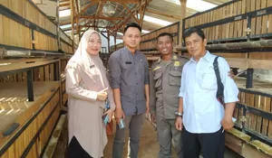 Pemcam Rumpin Tinjau Lokasi Sentra Peternakan, Pertanian dan Perikanan di 3 Desa