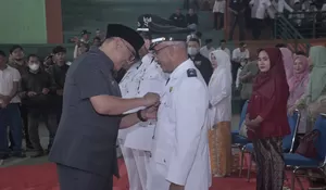 Lantik Kepala Desa, Iwan Setiawan Berpesan Pembangunan Desa Harus Berdasarkan Data Valid dan Berkualitas