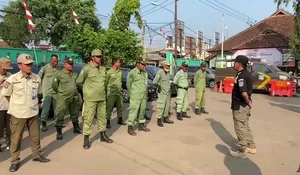 Puluhan Linmas di Kecamatan Parungpanjang Bogor Dikumpulkan,  Ini Dia Tujuannya