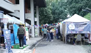 UI Depok Tampilkan Produk Makanan Hingga Elektronik di Alley Market 2023