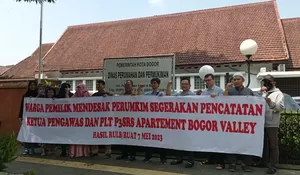 Geruduk Kantor Disperumkim, Pengurus Apartemen Bogor Valley Desak Segera Dilakukan Pencatatan Pengurus Baru