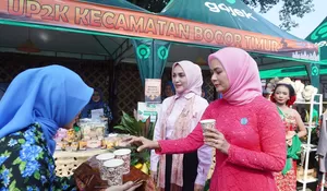 Produk Lokal Mejeng di Lomba UP2K PKK, Yane Ardian : Wujud Konsistensi Kota Bogor Bina Ketahanan Keluarga