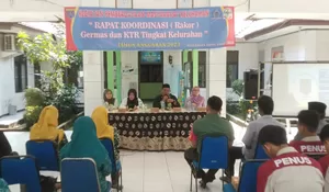 Warga Kelurahan Tapos  Galakan Germas