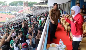 Jelang Timnas Indonesia vs Palestina di Gelora Bung Tomo, Gubernur Khofifah Beri Pesan buat Warga Jawa Timur