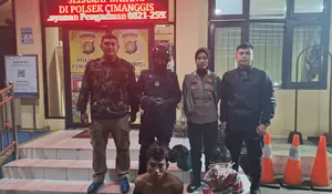 Dua Pemuda Tertangkap Basah saat Lakukan Curanmor di Perumahan Sukatani Permai Depok