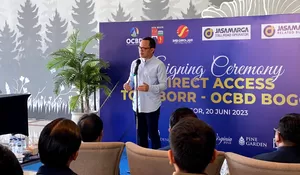 Kurangi Kemacetan, Wali Kota Bogor Bima Arya Apresiasi OCBD Olympic Bangun Akses Langsung Jalan Tol