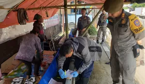 Antisipasi Penyakit LSD, Puskeswan Unit IV Kabupaten Bogor Sambangi Penjual Hewan Kurban