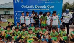 Dukung Kemajuan Sepak Bola Generasi Muda, Gekrafs Kota Depok Helat Turnamen 