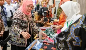 Catat Transaksi Rp192 M, Gubernur Khofifah Optimis Pertumbuhan Ekonomi Jawa Timur-Bengkulu