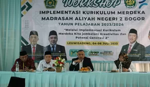 Kankemenag Kabupaten Bogor Buka Worskhop IKM MAN 2 Bogor, Ini yang Dibahas