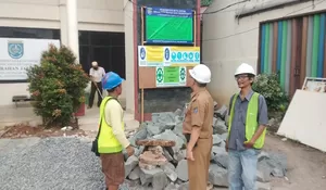 Renovasi Kantor Kelurahan Jatijajar Capai 50 Persen